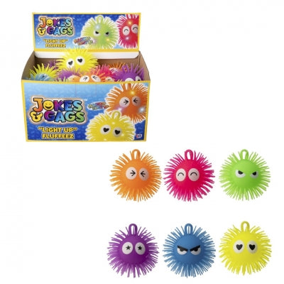 Jokes & Gags 4inch Fluffeez Light up Puffer Ball