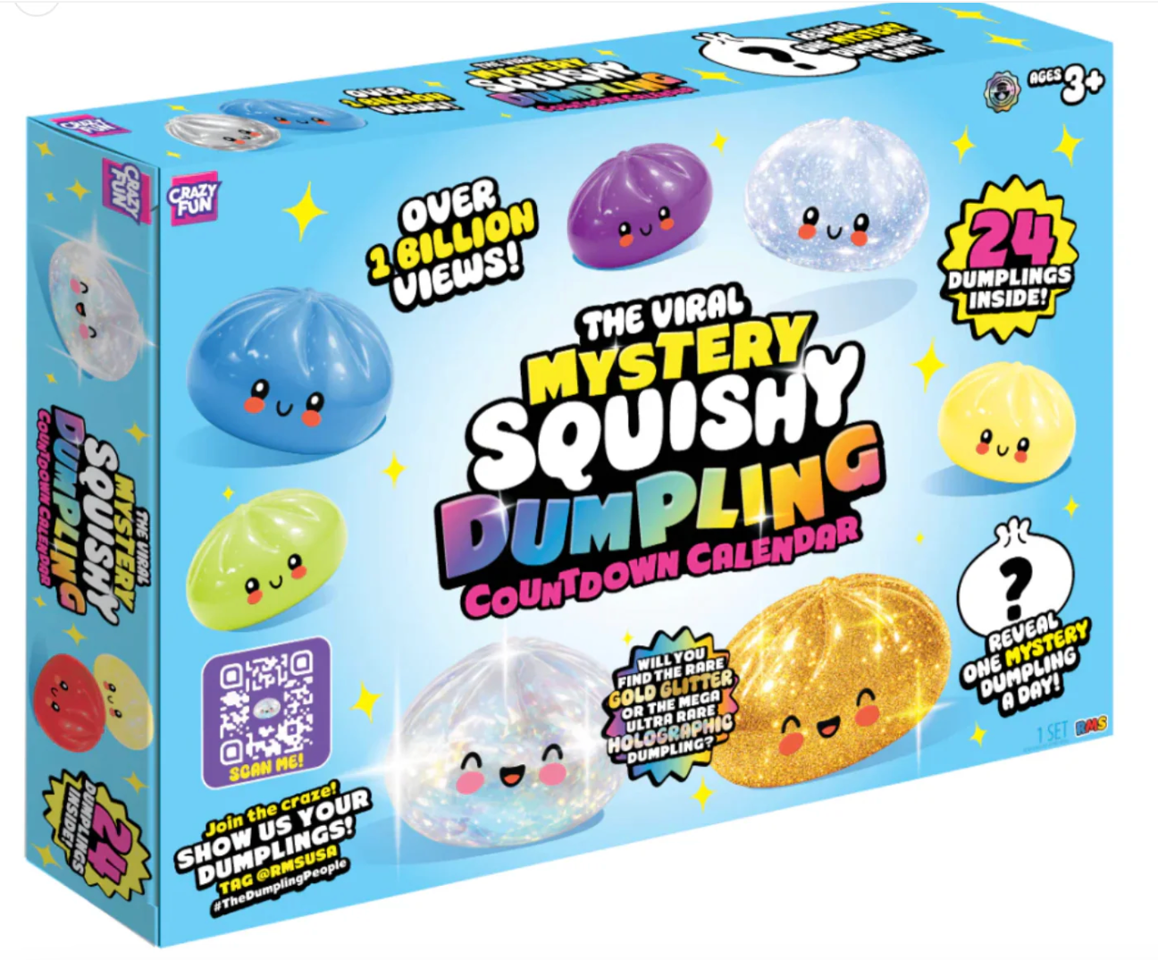 Dumpling Advent Squishy Calendar 2026 24pc PRE-ORDER DUE around August/September