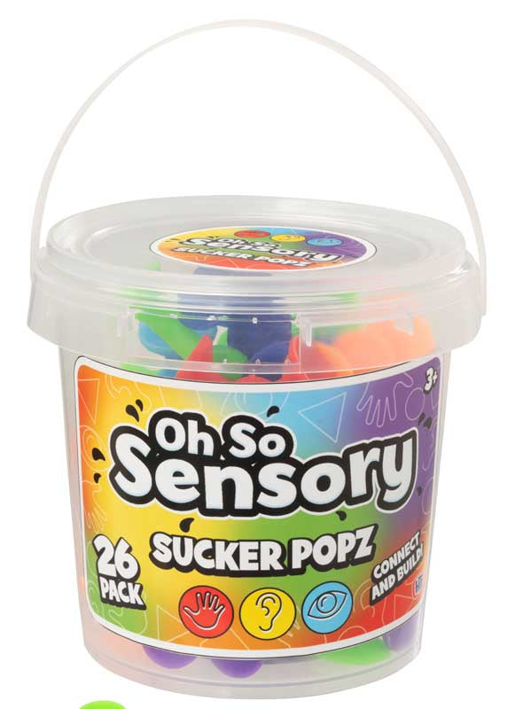 Oh So Sensory Sucker Popz Bucket